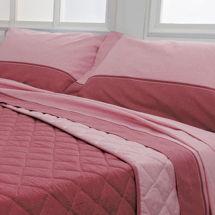 Completo lenzuola e federe di flanellaBiancaluna Singolo Tramonti Dern