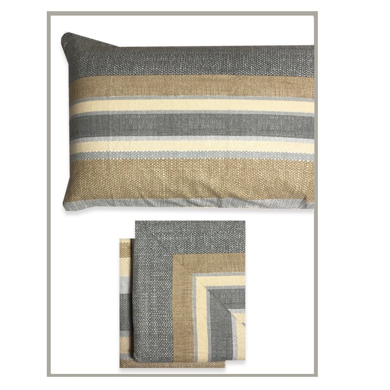 Completo lenzuola e federedi flanella Biancaluna Matrimoniale Tramonti Idris