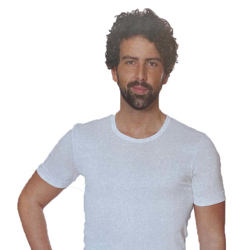 Confezione da 3 Maglia intima uomo Girocollo 100% cotone Zerodifetti 1002