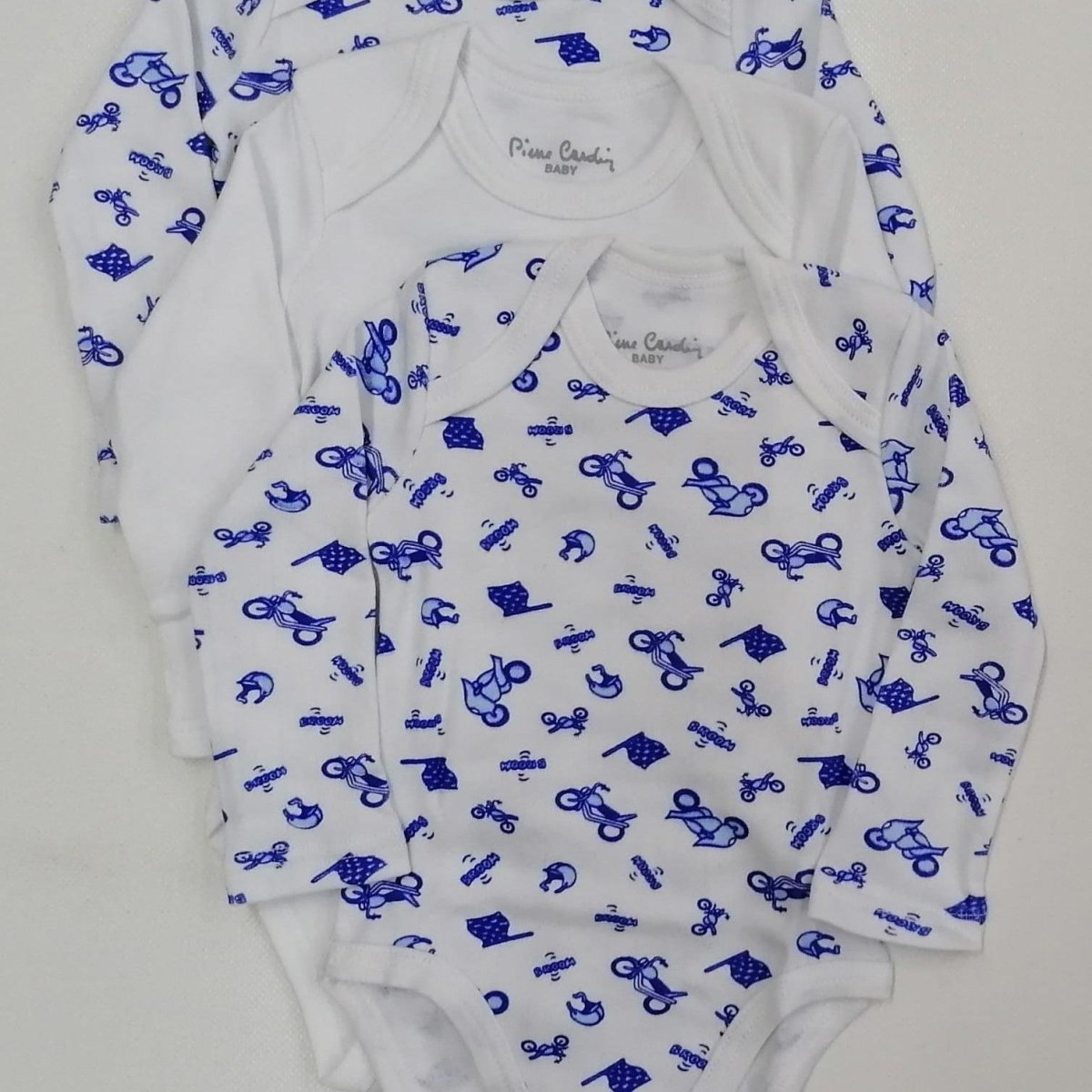 Confezione da 3 body neonato manica lunga Pierre Cardin caldo cotone PCKB3.111