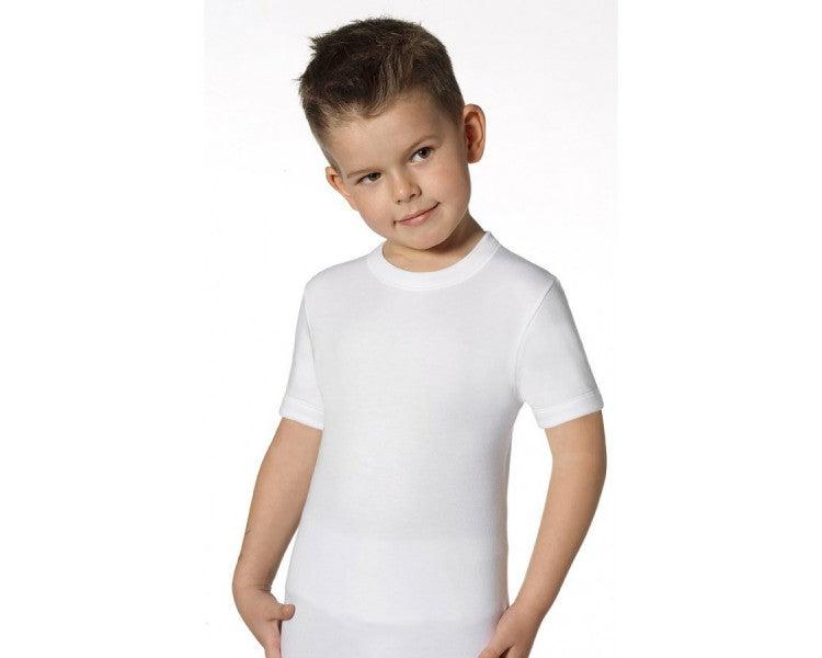 Confezione da 3 maglie mezza manica girocollo Nottingham termomaglia bambino cotone interlock TM310R