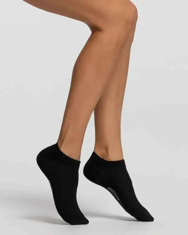 Confezione da 3 paia di calze corte calzini unisex uomo donna Pompea modello fantasmino