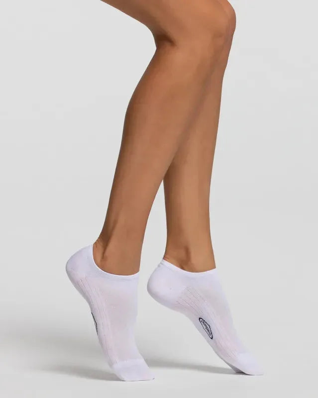 Confezione da 3 paia di calze corte calzini unisex uomo donna Pompea modello fantasmino