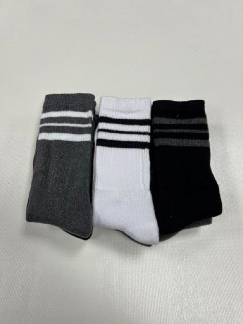 Confezione da 3 paia di calze corte fitness unisex uomo donna Hollywood Milano HLM004