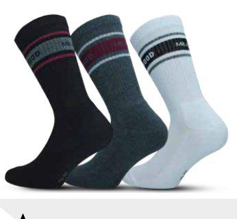 Confezione da 3 paia di calze corte fitness unisex uomo donna Hollywood Milano HLM014