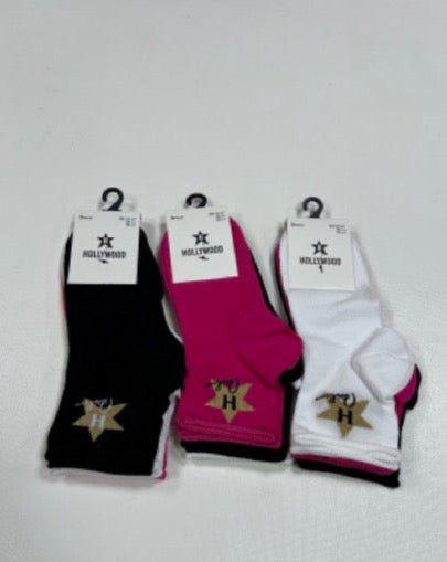 Confezione da 3 paia di calze fitness donna Hollywood Milano HLM027