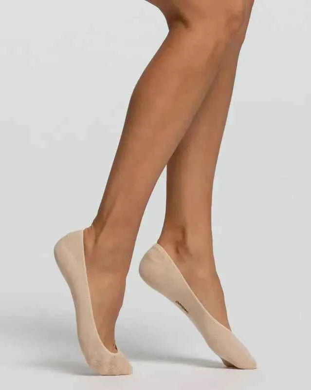 Confezione da 3 paia di calze unisex uomo donna modello salvapiede Pompea con silicone antiscivolo