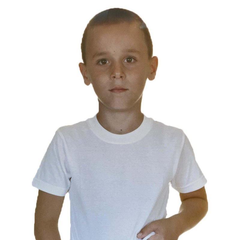 Confezione da 3 pezzi Maglia intima bambino caldo cotone termico elasticizzato mezza manica girocollo Zerodifetti 6012