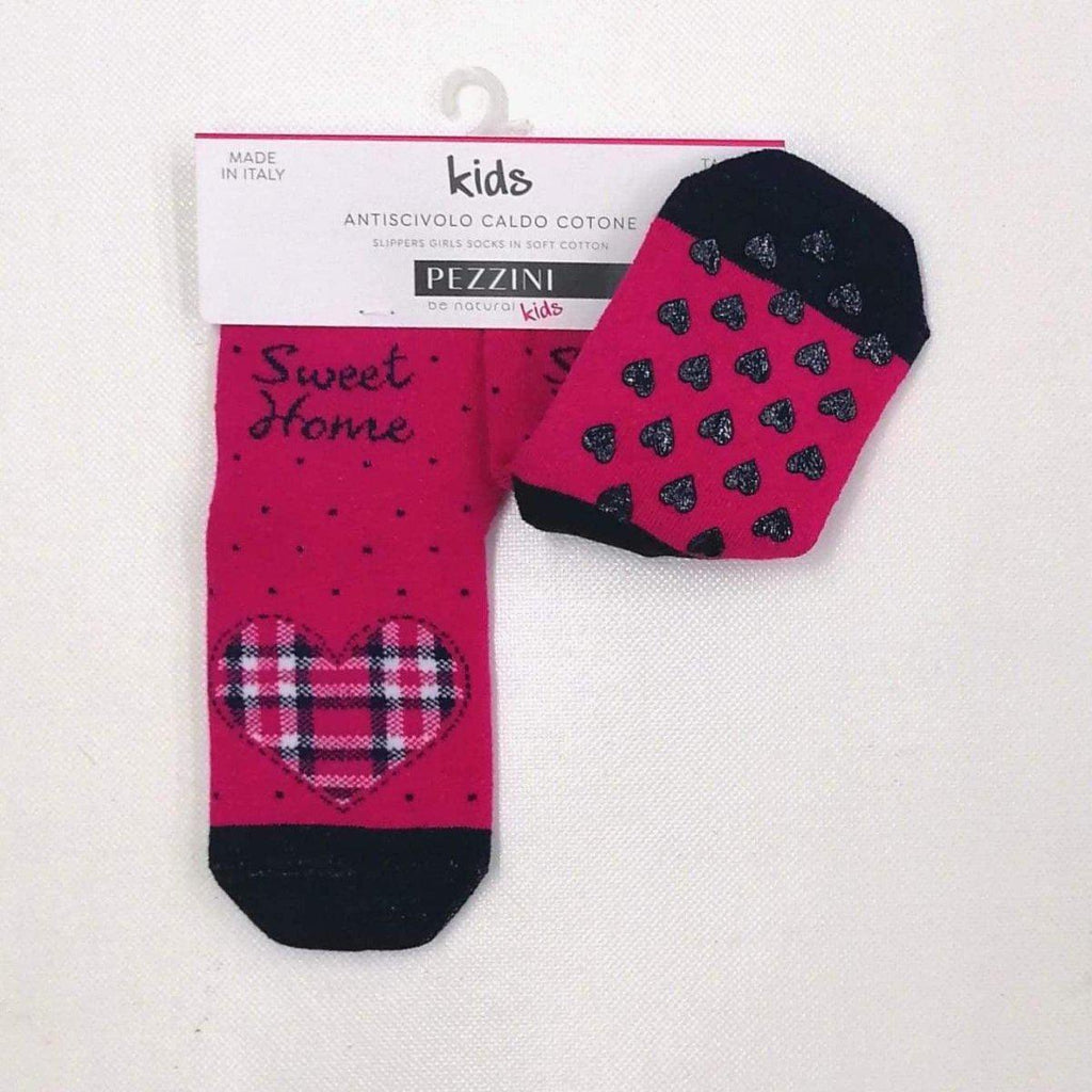 Confezione da 6 paia di calze antiscivolo bambina Pezzini Kid's in caldo cotone GBS-PAI211800