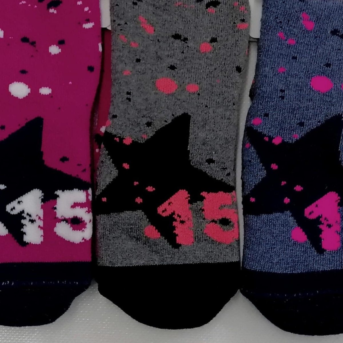 Confezione da 6 paia di calze antiscivolo bambina Pezzini Kid's in caldo cotone GBS-PAI211801