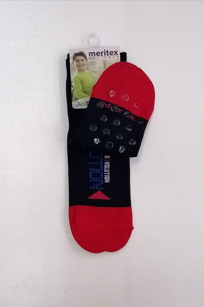 Confezione da 6 paia di calze antiscivolo bambino Meritex cotone 8001
