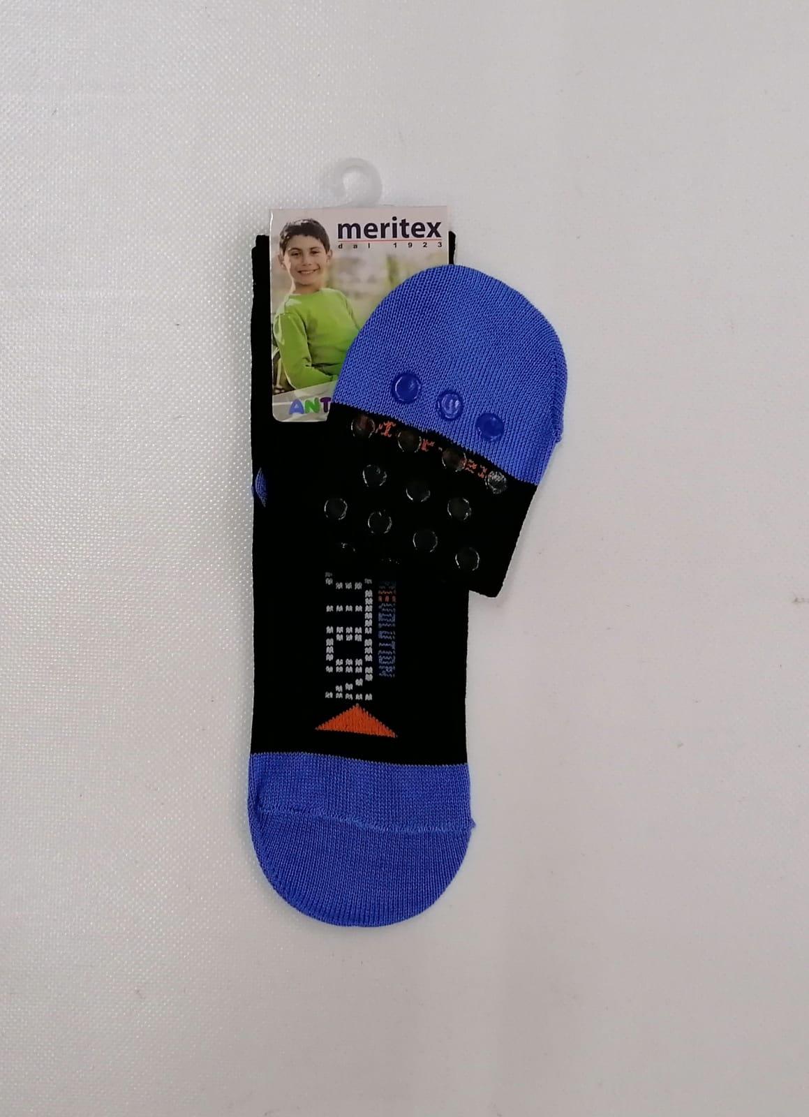 Confezione da 6 paia di calze antiscivolo bambino Meritex cotone 8001