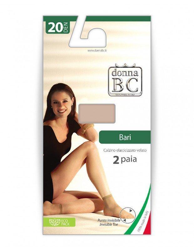 Confezione da 6 paia di calze donna modello calzino Donna BC Bari 20