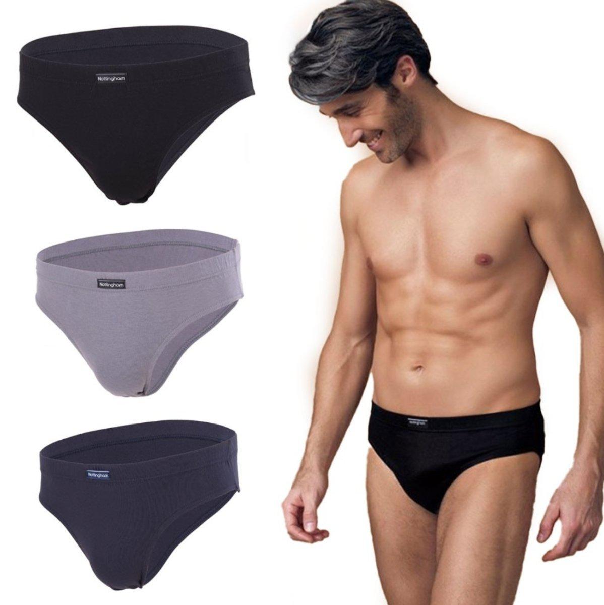 Confezione da 6 slip uomo Nottingham 100% Cotone 8000