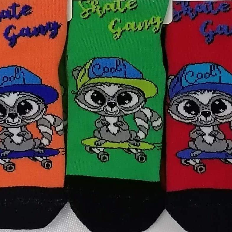 Confezioni da 6 paia di calze antiscivolo bambino Pezzini Kid's in caldo cotone BBS-PAI211701