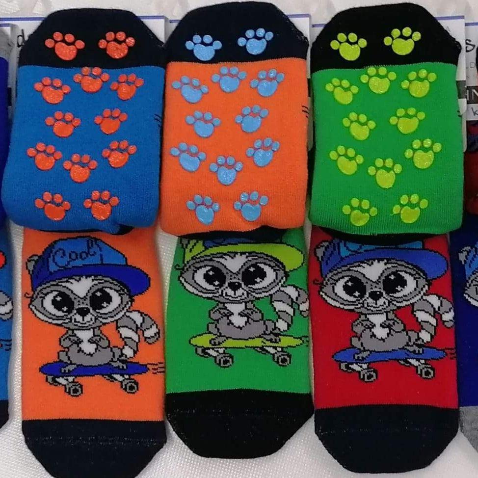 Confezioni da 6 paia di calze antiscivolo bambino Pezzini Kid's in caldo cotone BBS-PAI211701