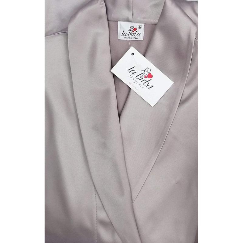 Coordinato parure donna raso sottoveste più kimono La birba