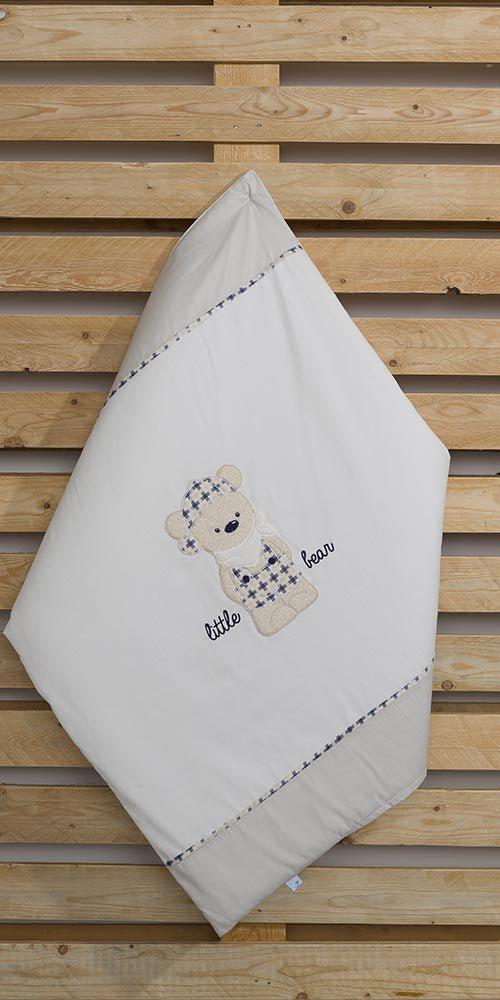 Coordinato piumone e lenzuola culla carrozzina Neonati Gary S73405