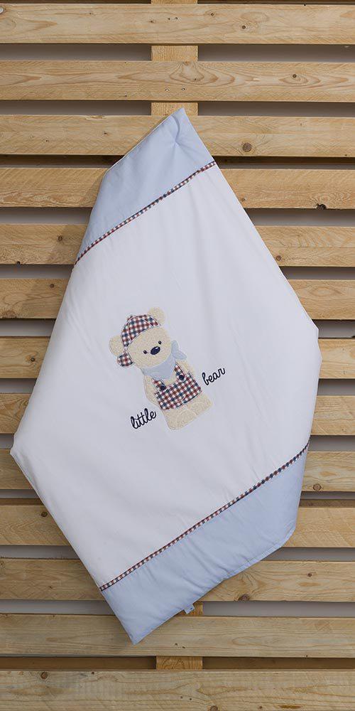 Coordinato piumone e lenzuola culla carrozzina Neonati Gary S73405