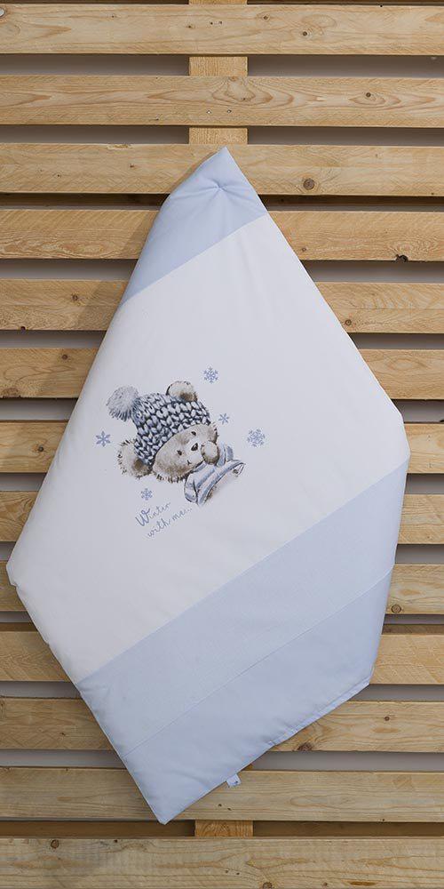 Coordinato piumone e lenzuola culla carrozzina Neonati Gary S73406