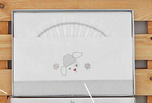 Coordinato piumone e lenzuola culla carrozzina Neonati Gary S73408