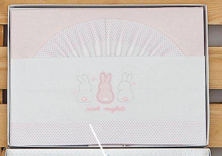 Coordinato piumone e lenzuola culla carrozzina Neonati Gary S73420