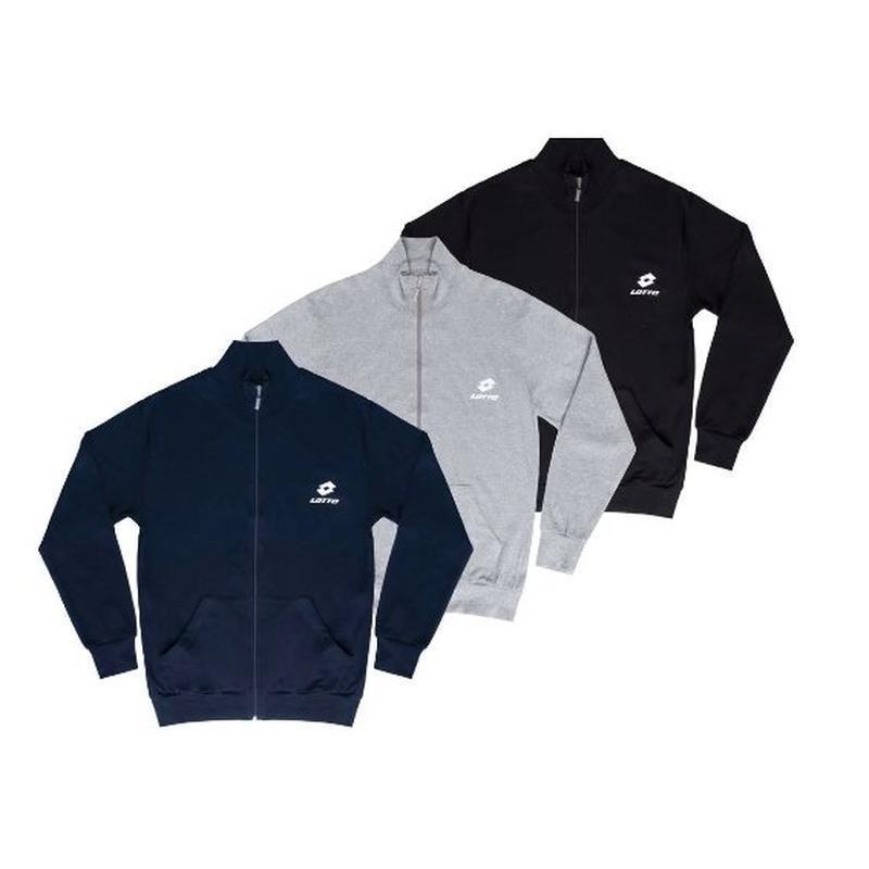 Giacca full zip uomo Lotto in cotone felpato LA1106