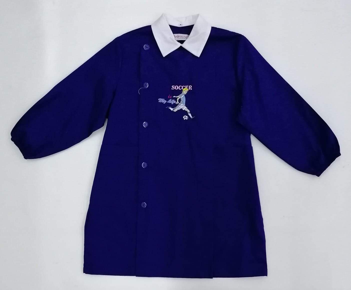 Grembiule scuola elementare bambino Ambrosino Made in Italy Soccer M209