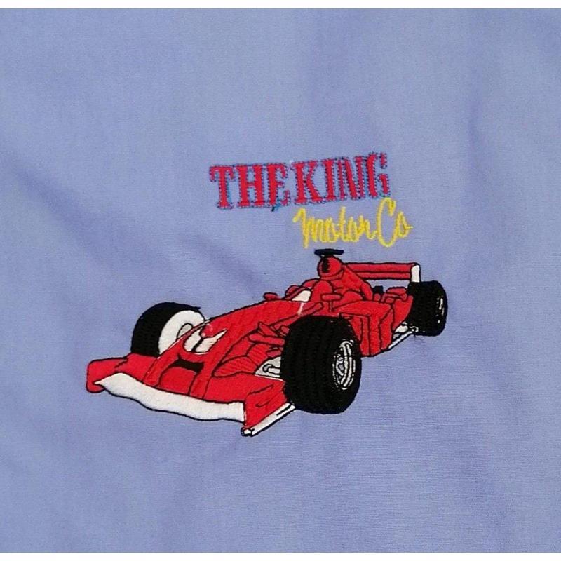 Grembiule scuola elementare bambino Ambrosino Made in Italy The King Motors L214