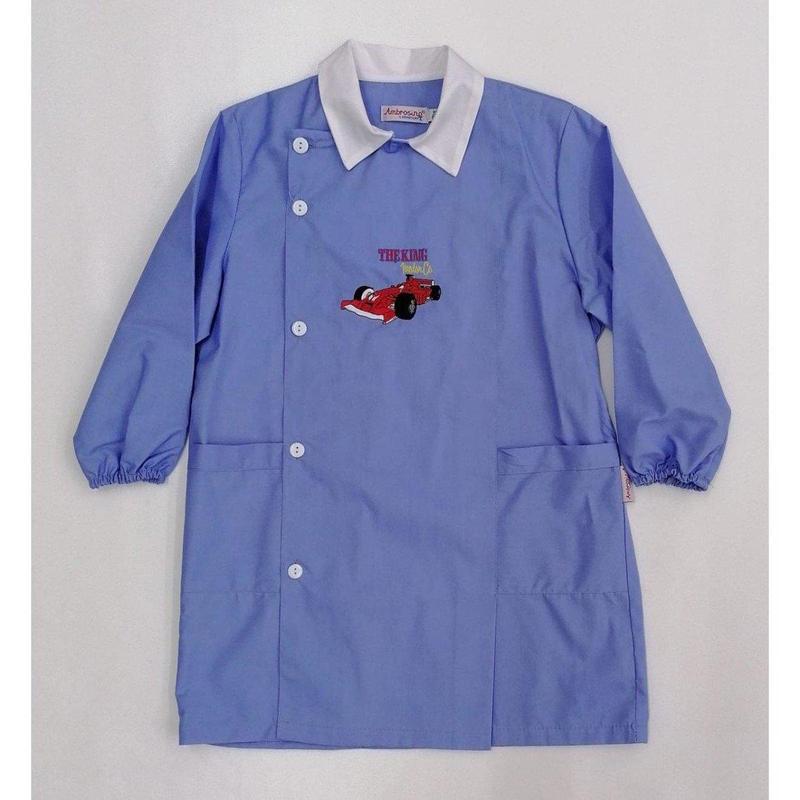 Grembiule scuola elementare bambino Ambrosino Made in Italy The King Motors L214