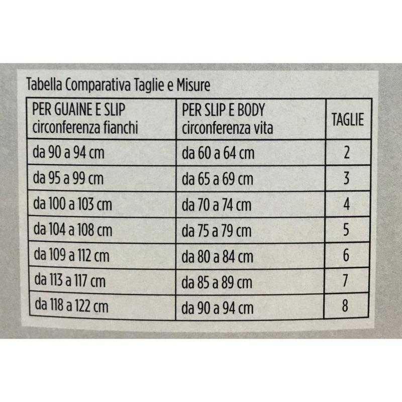 Intimo contenitivo modellante donna Erredi guaina inserti pizzo 660