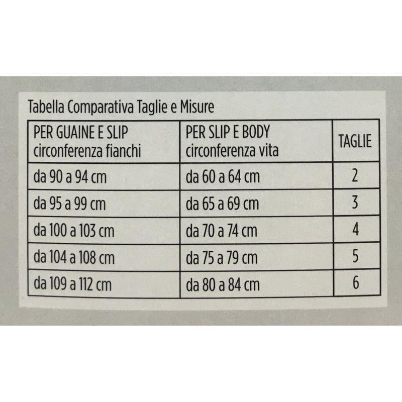 Intimo contenitivo modellante donna Erredi guaina midi 632