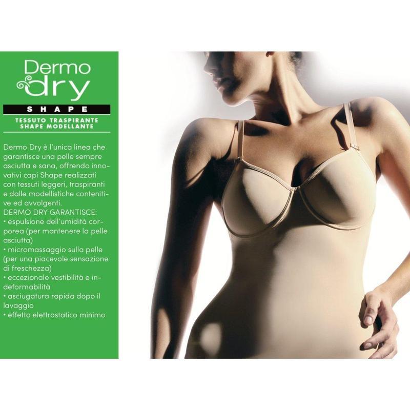 Intimo contenitivo modellante donna Gios body dermo dry coppa C 507