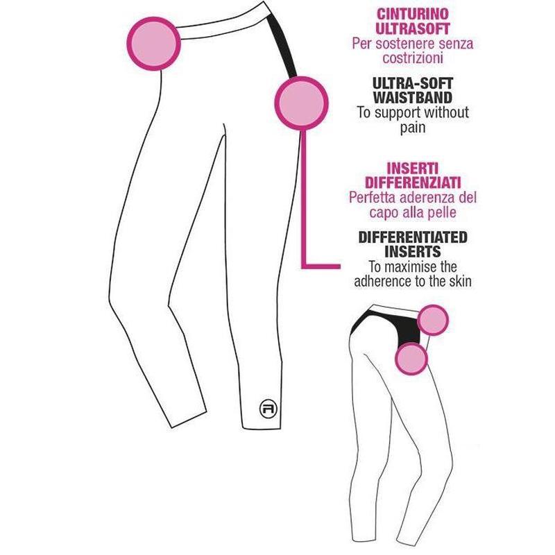 Leggings donna 7/8 Active-Fit Intimidea 610247