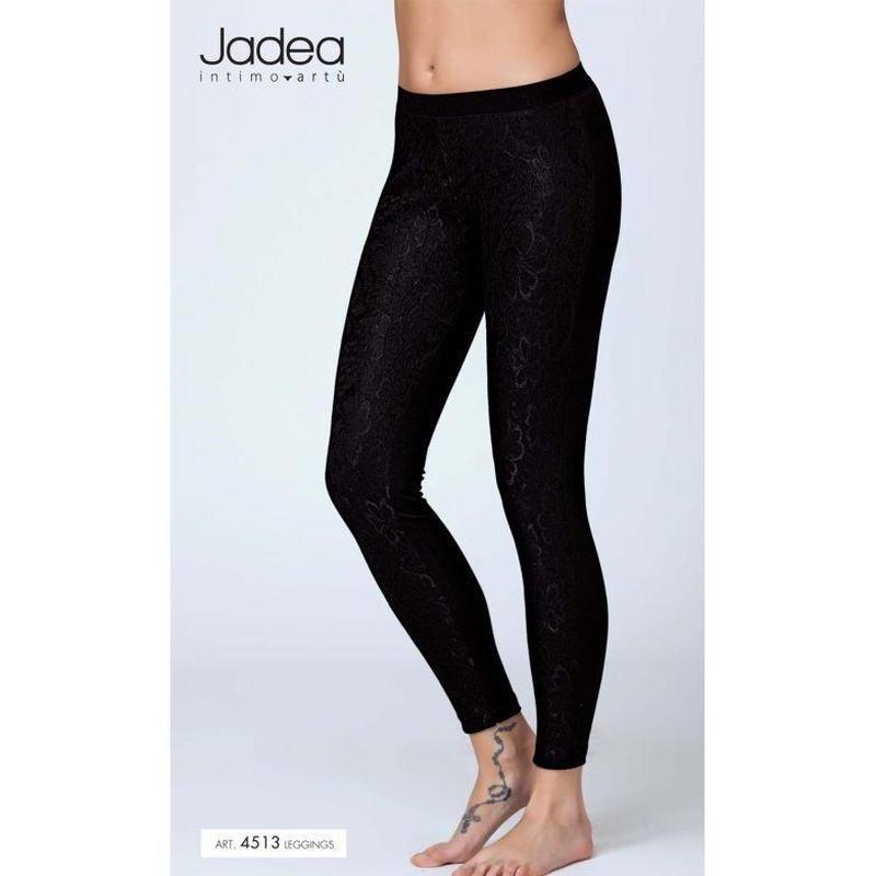 Leggings donna Jadea in cotone elasticizzato con particolarità sul davantI 4513