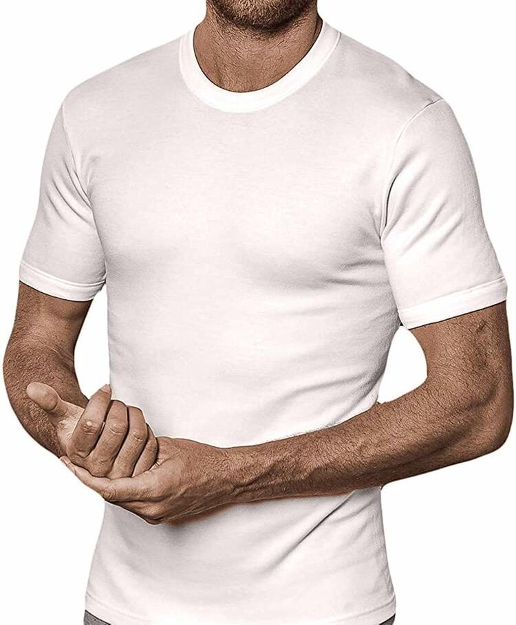 Maglia Uomo interlock Nottingham mezza manica collo a giro Rock