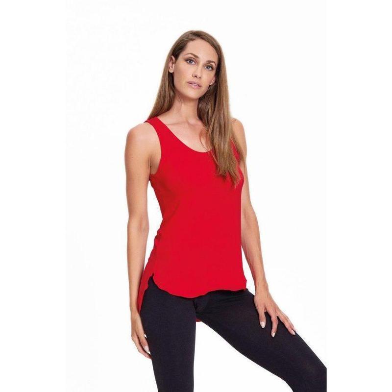 Maglia canotta donna Rossoporpora spalla larga ED134