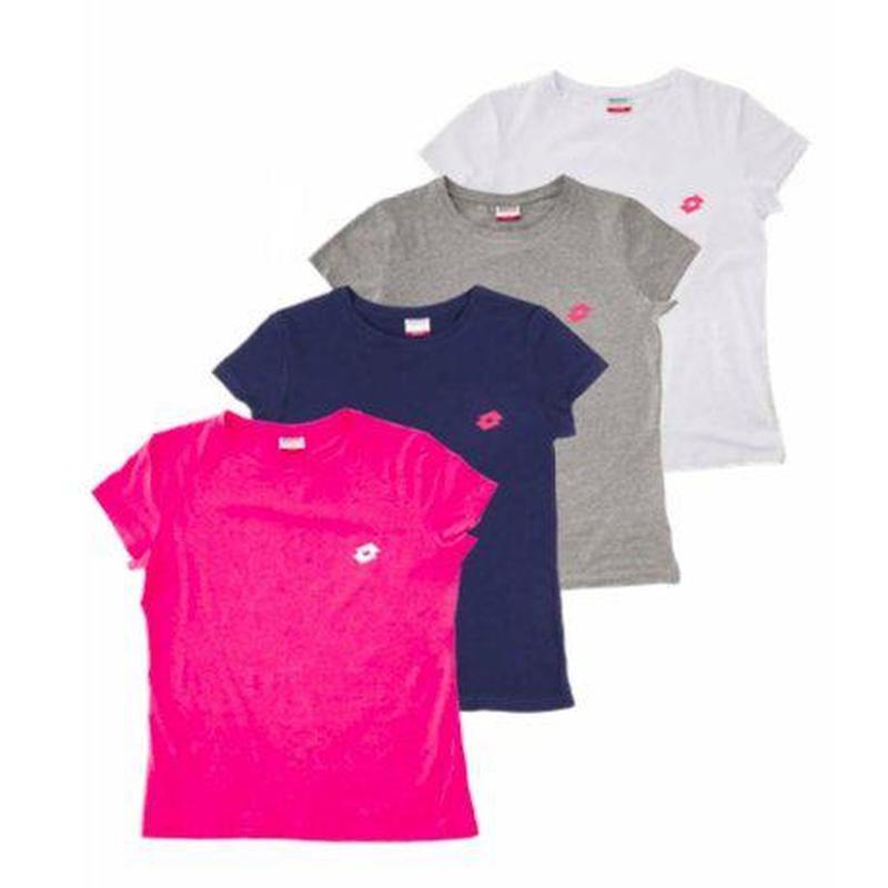 Maglia mezza manica bambina in puro cotone Lotto LA1401