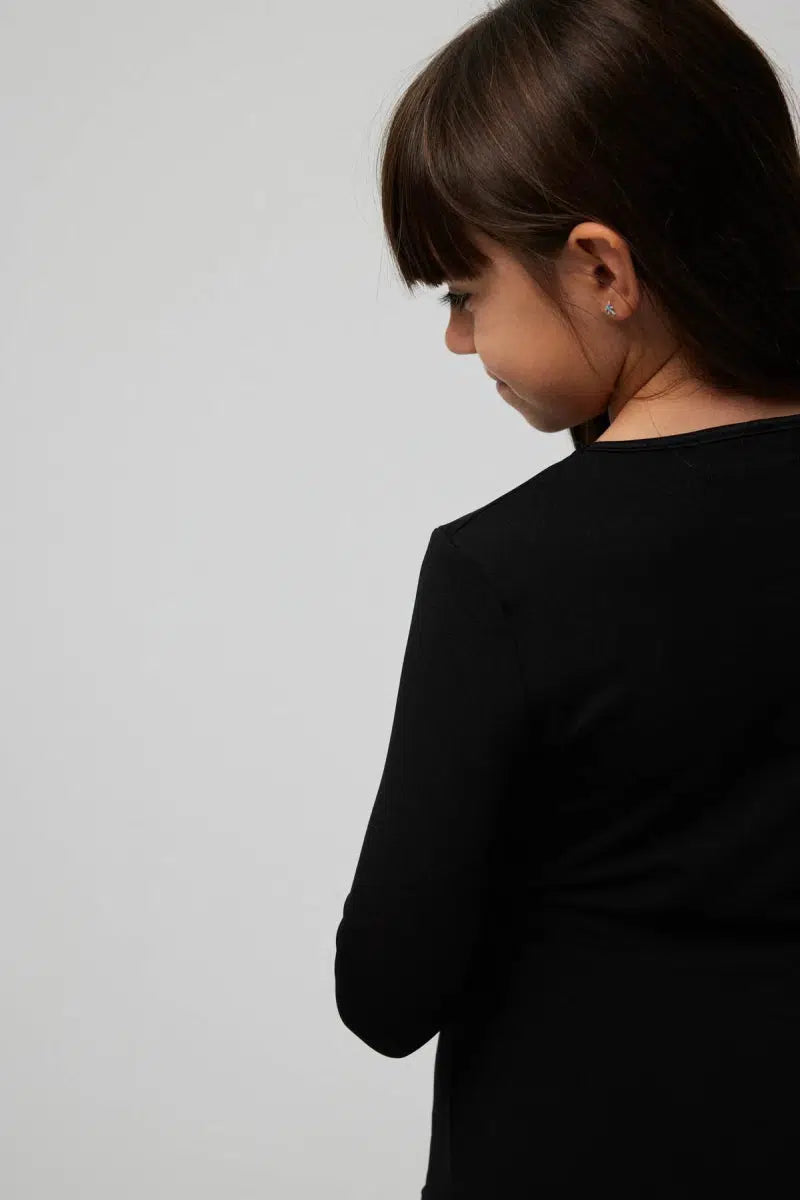 Tex Leaves Maglietta Intima Termica Per Bambini Unisex, Girocollo: Morbida E Calda, L'Armatura Invernale Dei Vostri Piccoli! - 4