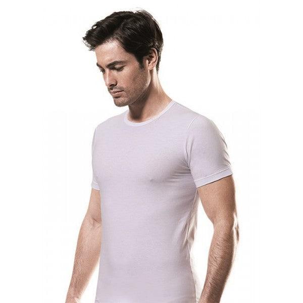 Maglia uomo Nottingham collo a giro cotone bielastico TM80