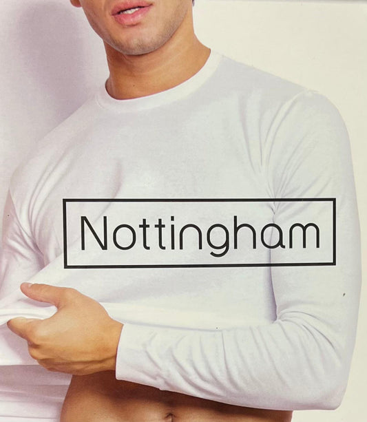 Maglia uomo Nottingham girocollo cotone bielastico felpato TL24