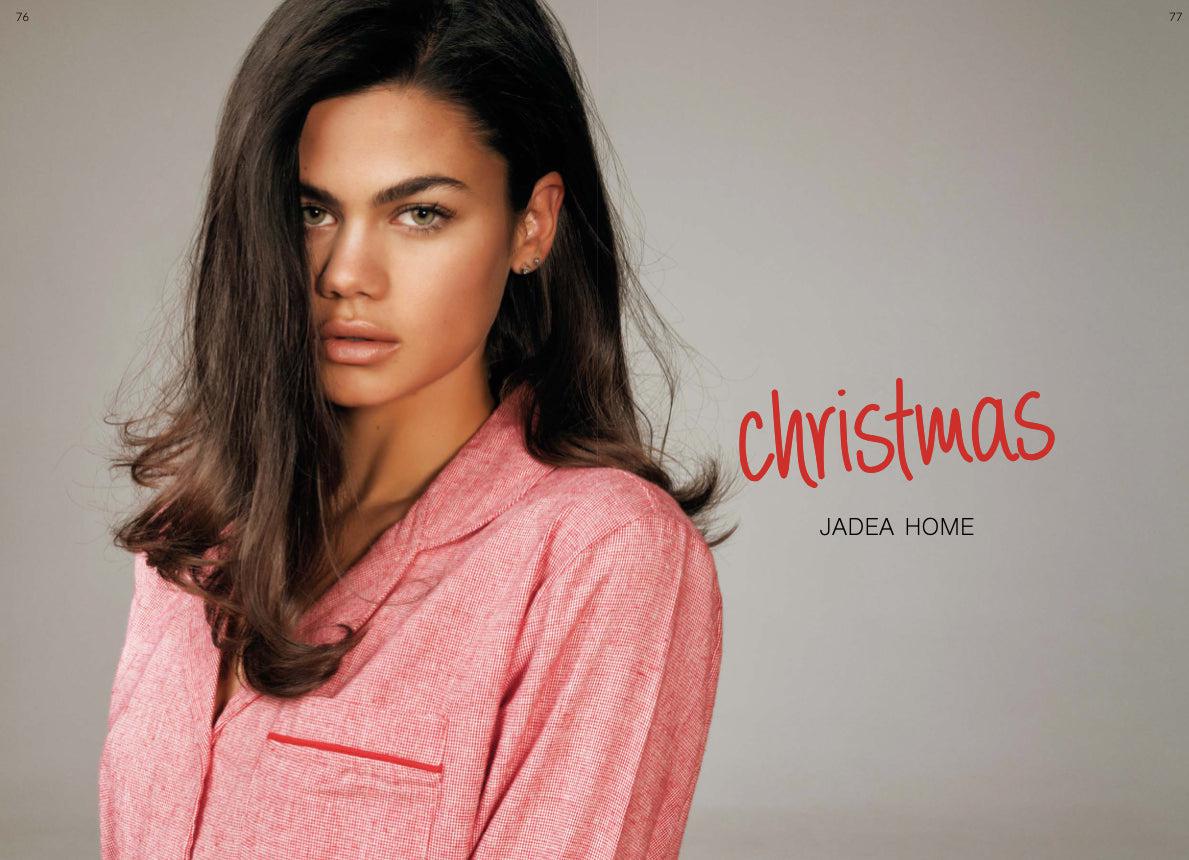 Maxi maglia donna Jadea Home autunno/inverno interlock Christmas 5155