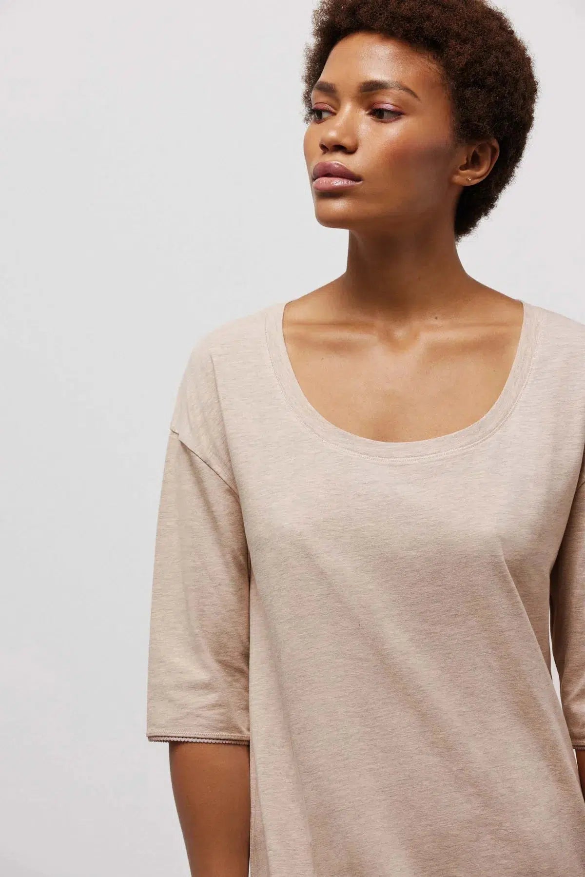 Maxi maglia donna cotone Ysabel Mora 10099