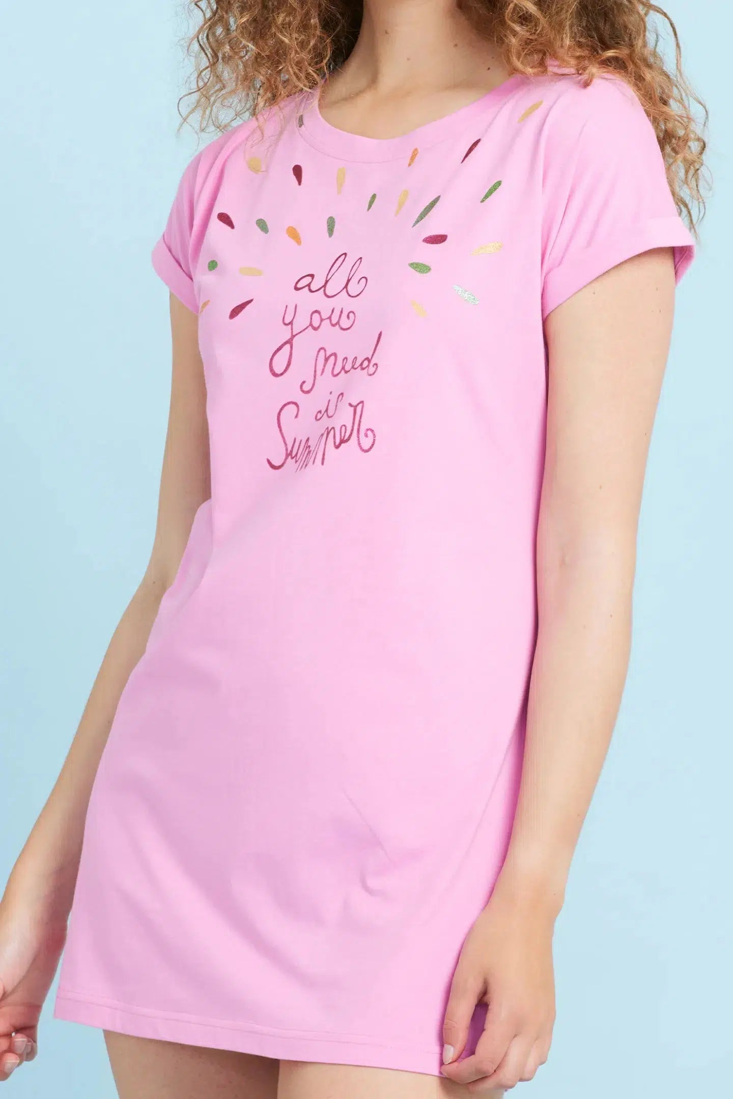 Maximaglia donna cotone mezza manica Noidinotte LA2775