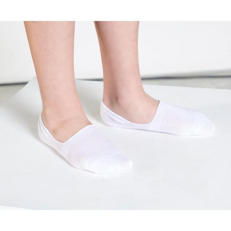 Minicalza salvapiede invisibile bambino bambina Meritex silicone in filo di scozia 7658