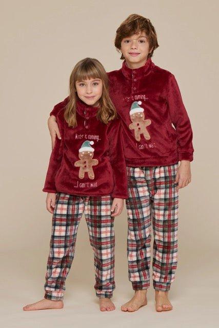 Pigiama bambina/o collo alto coral Noidinotte Zenzy FE2318