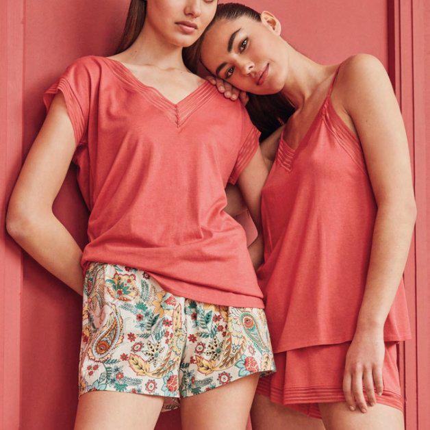 Pigiama canotta top shorts donna cotone modal Gisela 3/1875