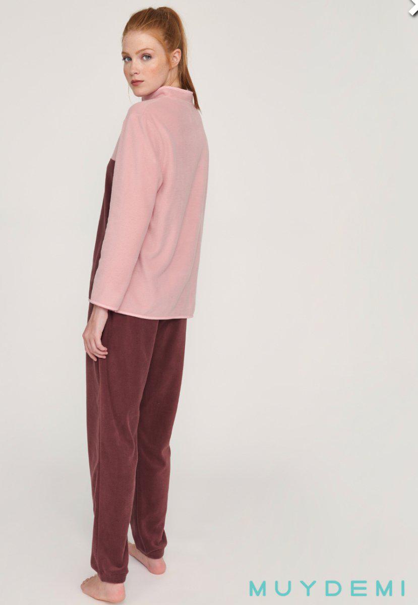 Pigiama donna invernale serafino pile Muydemi 270204
