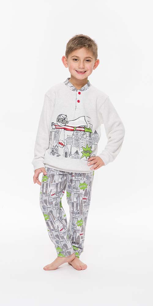 Pigiama invernale bambino punto Milano Gary S20087