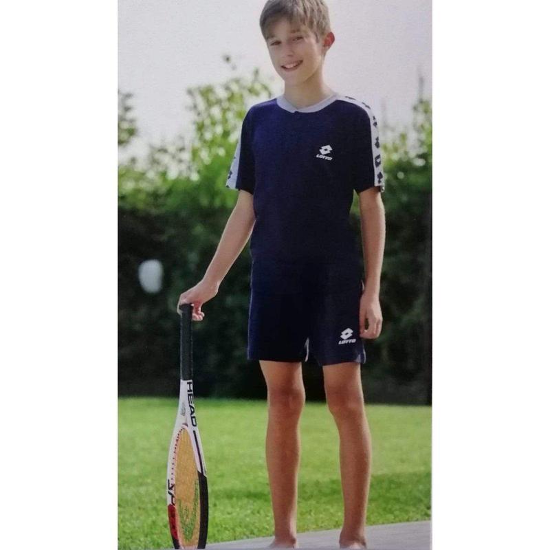 Pigiama ragazzo corto serafino 100% cotone Lotto LP8017